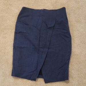 LOFT Dark Blue Pencil Skirt